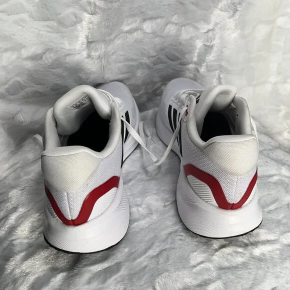 ***Adidas***   Mens Runfalcon 5 in Cloud White/Core Black/Better Scarlet Size 7 - Picture 5 of 9